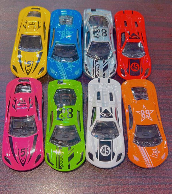 Diecast Cars (pack Of 8 ) 7cm For Kids